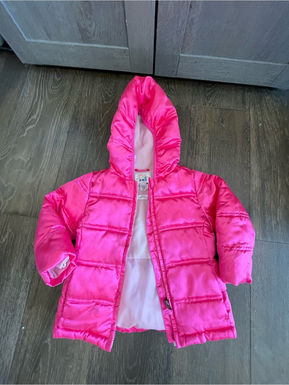 healthtex Bright Pink Hooded Jacket for Toddler